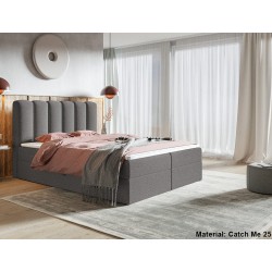 Łóżko kontynentalne FOX 10 z materacem i pojemnikiem - Zdjęcie 4