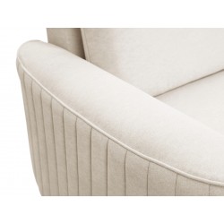 LOREN Narożnik z funkcją spania i pojemnikiem na pościel, obity tkaniną odporną na zabrudzenia - Zdjęcie 5