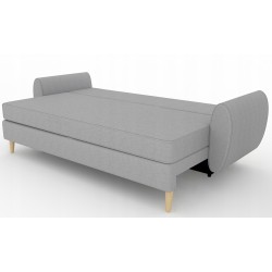 Kanapa trzyosobowa MAX skandynawska sofa z funkcją spania i pojemnikiem na pościel - Zdjęcie 2