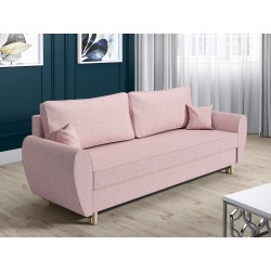 Kanapa trzyosobowa MAX skandynawska sofa z funkcją spania i pojemnikiem na pościel - Zdjęcie 7
