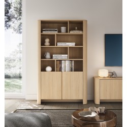 BALI Regał częściowo otwarty, pojemny o zaokrąglonych kształtach - Zdjęcie 4