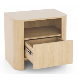 BALI Stolik nocny o zaokrąglonych kształtach w nowoczesnym stylu - Zdjęcie 4