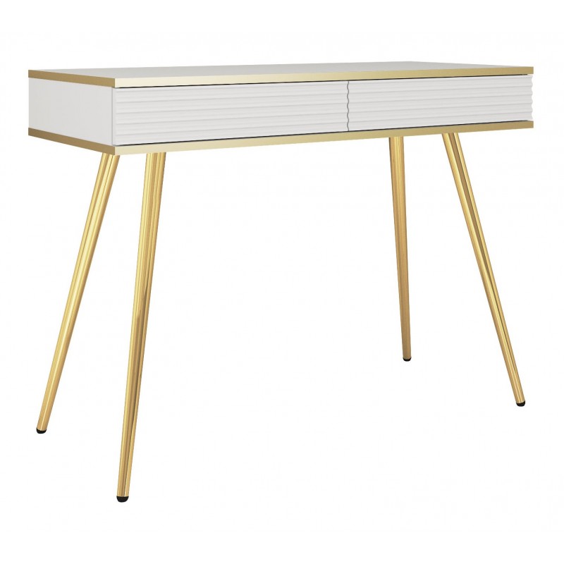 POLO Toaletka 102 na wysokich nóżkach z ryflowanym frontem do przedpokoju lub sypialni