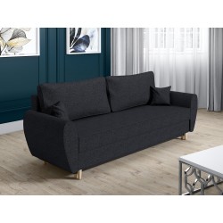 Kanapa trzyosobowa MAX skandynawska sofa z funkcją spania i pojemnikiem na pościel - Zdjęcie 9