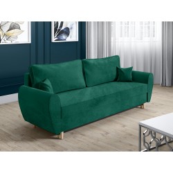 Kanapa trzyosobowa MAX skandynawska sofa z funkcją spania i pojemnikiem na pościel - Zdjęcie 5