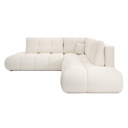 SOHI Narożnik pikowany z funkcją spania o zaokrąglonych kształtach - Zdjęcie 2