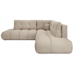 SOHI Narożnik pikowany z funkcją spania o zaokrąglonych kształtach - Zdjęcie 3