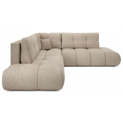 SOHI Narożnik pikowany z funkcją spania o zaokrąglonych kształtach - Zdjęcie 4