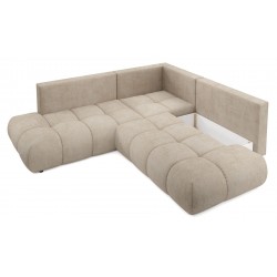 SOHI Narożnik pikowany z funkcją spania o zaokrąglonych kształtach - Zdjęcie 5