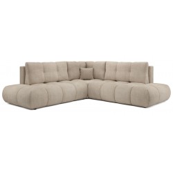 SOHI Narożnik pikowany z funkcją spania o zaokrąglonych kształtach - Zdjęcie 6