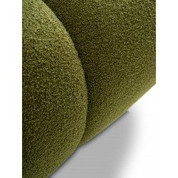 MILA Kanapa trzyosobowa rozkładana bez boczków obita tkaniną boucle - Zdjęcie 8