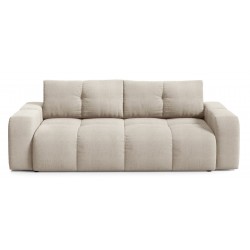 SOHI Kanapa pikowana z funkcją spania i pojemnikiem na pościel - Zdjęcie 2