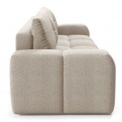 SOHI Kanapa pikowana z funkcją spania i pojemnikiem na pościel - Zdjęcie 3