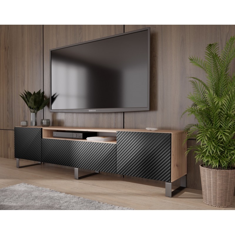 Szafka RTV NIKOL 200 cm stojąca do salonu