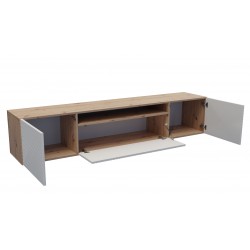 Wisząca szafka RTV NIKOL 200 cm - Zdjęcie 3