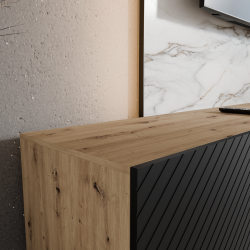 Szafka RTV NIKOL 200 cm stojąca do salonu - Zdjęcie 4