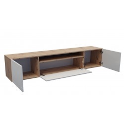 MARCO WISZĄCA SZAFKA RTV Z RYFLOWANYM FRONTEM - Zdjęcie 3