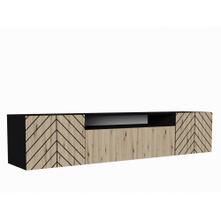 Wisząca szafka RTV IGO 200 cm - Zdjęcie 2