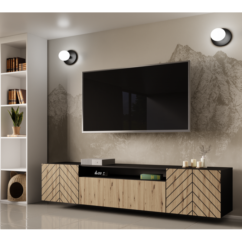 Wisząca szafka RTV IGO 200 cm