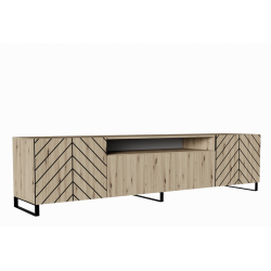 Szafka RTV IGO 200 cm stojąca do salonu - Zdjęcie 3