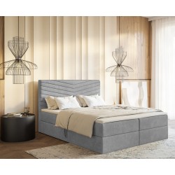 Łóżko kontynentalne G4 do sypialni z pojemnikiem i materacem - Zdjęcie 6