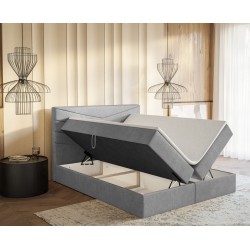 Łóżko kontynentalne G6 do sypialni z pojemnikiem i materacem - Zdjęcie 7