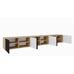 Szafka RTV NOELI 300 zamknięta pod telewizor do salonu - Zdjęcie 3