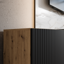 Szafka RTV NOELI 300 zamknięta pod telewizor do salonu - Zdjęcie 4