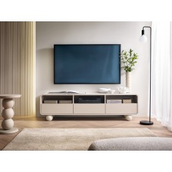 ALBI Szafka RTV 160 na okrągłych nóżkach w kaszmirowym kolorze - Zdjęcie 2