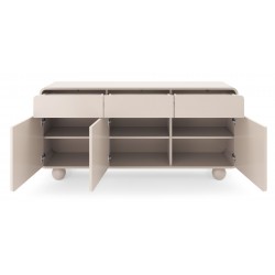 ALBI Komoda szeroka 160 w kolorze kaszmirowym na okrągłych nóżkach - Zdjęcie 4