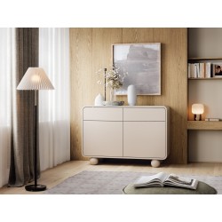 ALBI Komoda 108 w kolorze kaszmirowym na okrągłych nóżkach - Zdjęcie 2