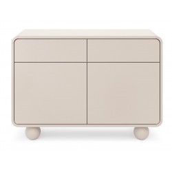 ALBI Komoda 108 w kolorze kaszmirowym na okrągłych nóżkach - Zdjęcie 4