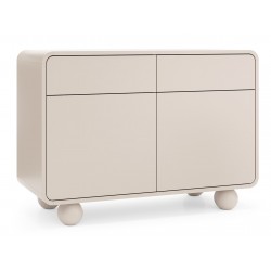 ALBI Komoda 108 w kolorze kaszmirowym na okrągłych nóżkach