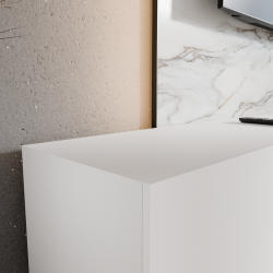 Szafka RTV LION 300 cm otwarta z półkami do salonu - Zdjęcie 4