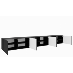 Szafka RTV LION 300 cm zamknięta pod telewizor - Zdjęcie 3