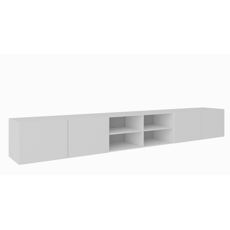 Szafka RTV NIKOL 300 cm otwarta z półkami do salonu