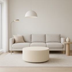 MIJA Okrągły stolik tapicerowany w tkaninie Tilia - Zdjęcie 2