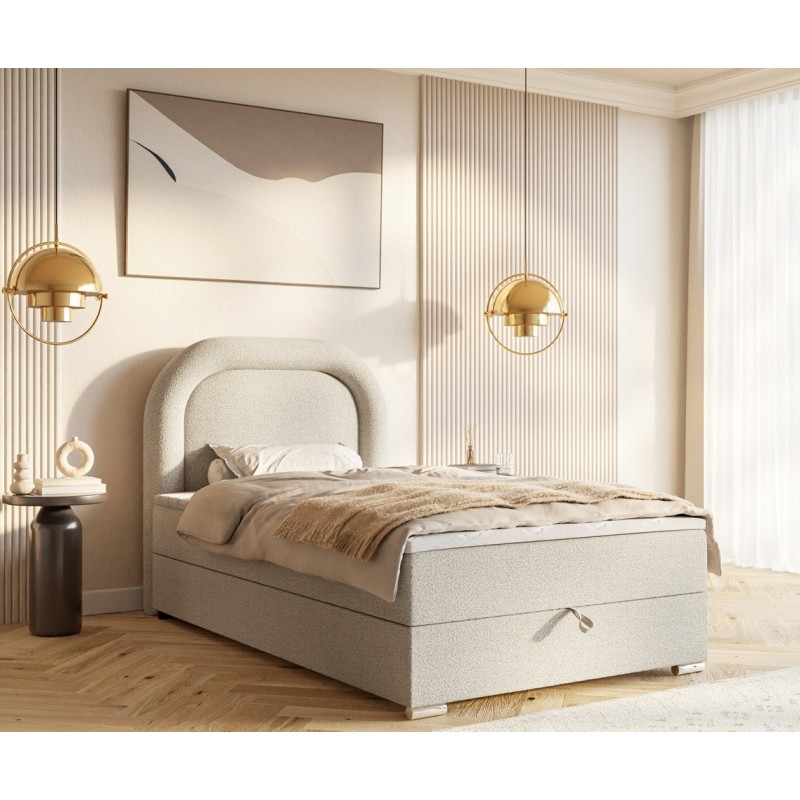 Łóżko kontynentalne BELLA 120x200 z materacem