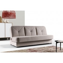 ARDO Wygodna Wersalka bez podłokietników z charakterystycznymi przeszyciami na oparciu