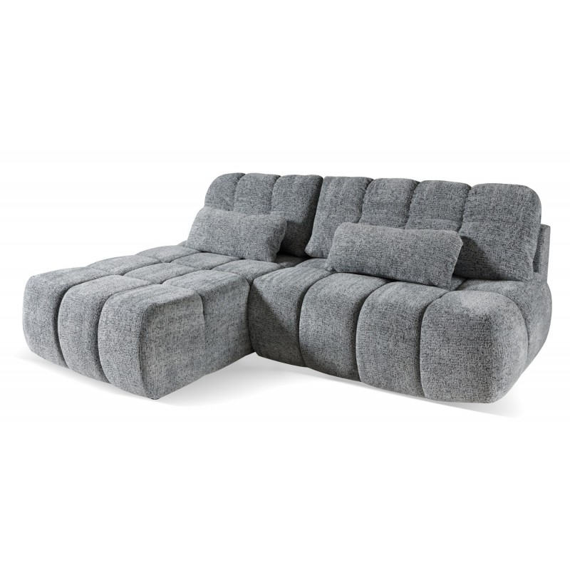 ARON Narożnik bez podłokietników z funkcją spania i pojemnikiem na pościel