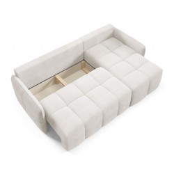 MONO Narożnik do salonu z funkcją spania okrągłe poduszki - Zdjęcie 5