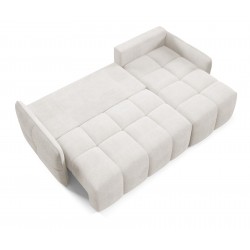 MONO Narożnik do salonu z funkcją spania okrągłe poduszki - Zdjęcie 6