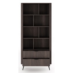 ERIS Regał częściowo zamknięty z szufladami i półkami na metalowych nóżkach - Zdjęcie 4