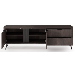 ERIS Szafka RTV 195 2D2S na wysokich nóżkach - Zdjęcie 5