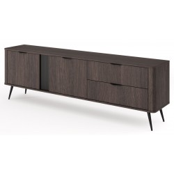 ERIS Szafka RTV 195 2D2S na wysokich nóżkach