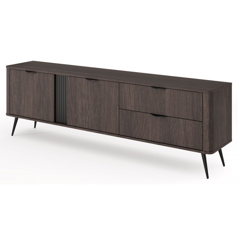 ERIS Szafka RTV 195 2D2S na wysokich nóżkach