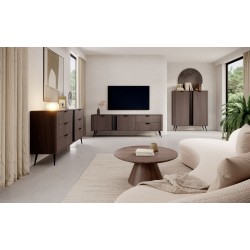 ERIS Szafka RTV 195 2D2S na wysokich nóżkach - Zdjęcie 6