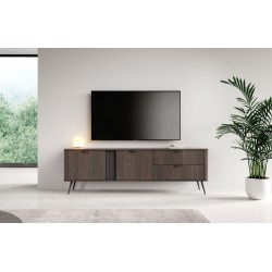 ERIS Szafka RTV 195 2D2S na wysokich nóżkach - Zdjęcie 2