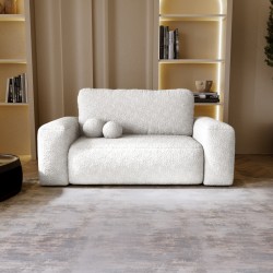 ILO Wygodna Kanapa z pojemnikiem na pościel tkanina Boucle