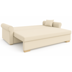 TOP Kanapa beżowa z funkcją spania SZYBKI TERMIN DOSTAWY - Zdjęcie 3